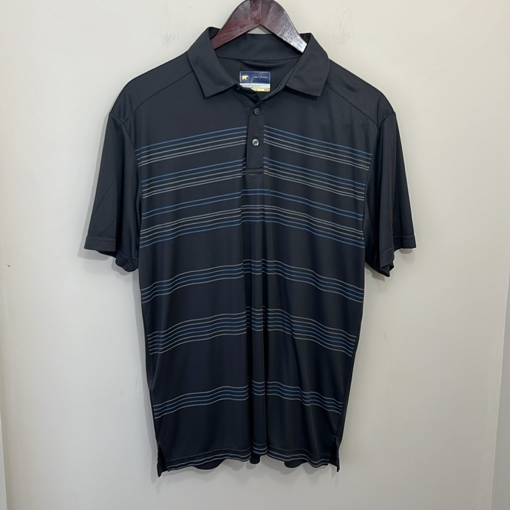 Jack Nicklaus Men’s Short Sleeve Polo Golf Shirt Size Medium - Picture 2 of 7